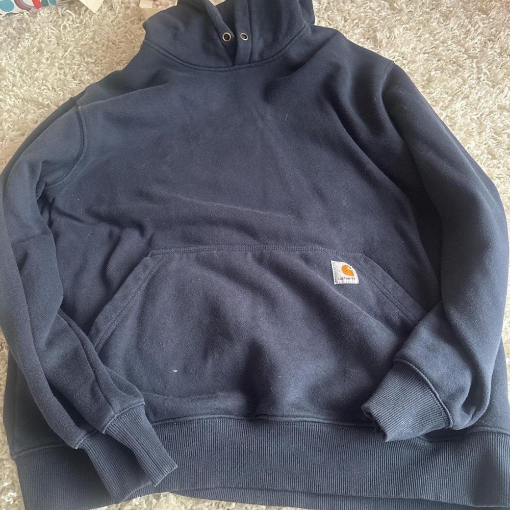 Carhartt Dark Blue Pullover Hoodie